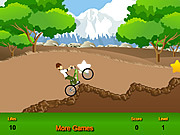 Флеш игра онлайн Бен 10 Велосипедов / Ben 10  Bicycle